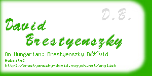 david brestyenszky business card